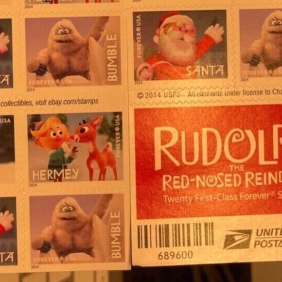 Scott 4949b Forever Rudolph 20 Booklet MNH Uncirculated - Picture 2 of 3